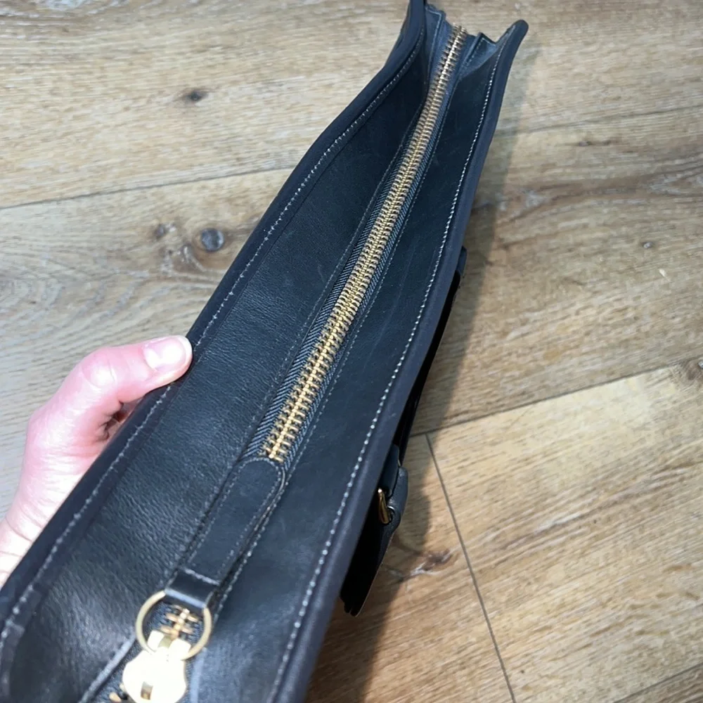 Vintage Coach Black Leather Briefcase 💼 - Picture 12 of 13